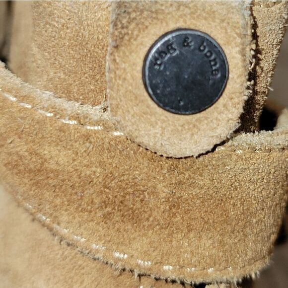 RAG & BONE Harrow Suede Ankle Boots Booties Tan Neutral 35 5 - Picture 14 of 14